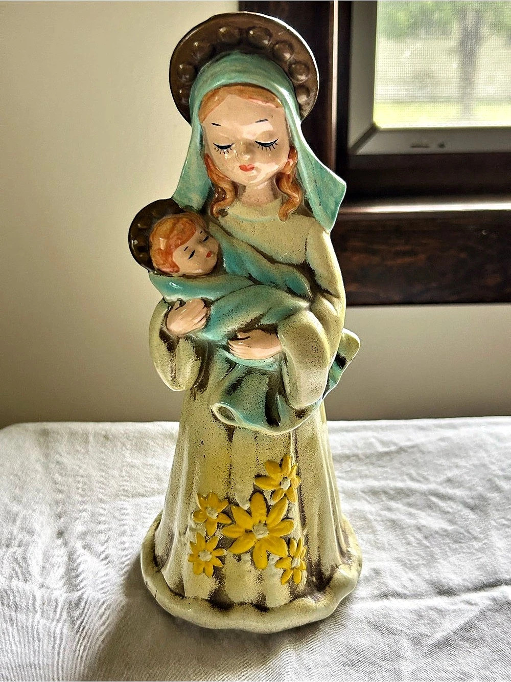 Korea Madonna and Child Figurine
